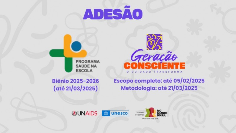 Adesão PSE e Geração Consciente