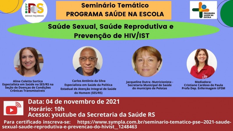 Saúde Sexual Saúde Reprodutiva e Prevenção de HIV IST